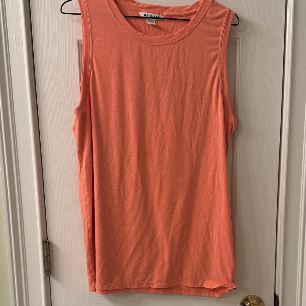 Athleta Peach Sleeveless Top